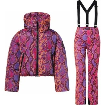 Dámské kalhoty Komplet GOLDBERGH Lucinda Snake Pink + Elena Snake Pink Fialová S