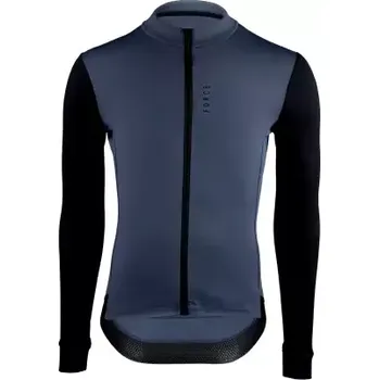 cyklistický dres Force Endless dres dlouhý rukáv modrá/černá vel. XXL