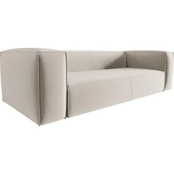 Pohovka Cosmopolitan Design Světle béžová sametová čtyřmístná pohovka Mackay 230 cm