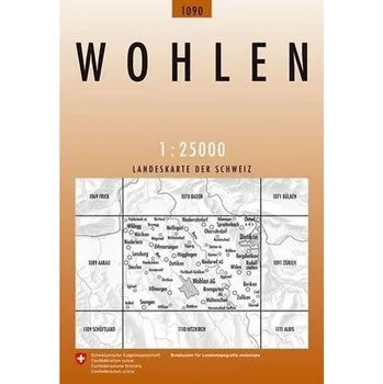 Swisstopo 1 : 25 000 Wohlen