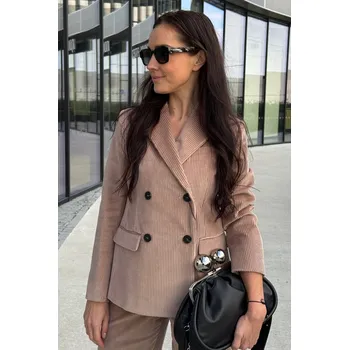 Dámské sako Dámské sako MaxMara KATANGA 2525046062650 hnědobéžové Velikost: 38