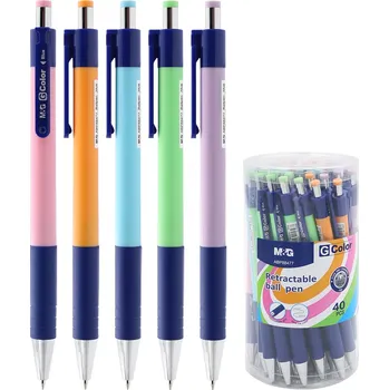 Pero kuličkové M&G Yokis Pastel 0,7 mm - modré