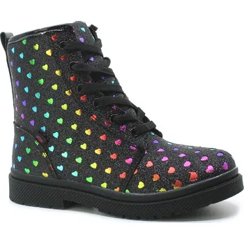 Dívčí zimní obuv LICO Isalie 320371 schwarz/bunt, dětská obuv vel.34 (LICO Isalie 320371)
