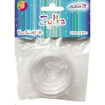 ALIGA vlasec DA-6004 čirý 0,4mm / 60m