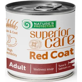 Krmivo pro psa NP Dog Soup Superior Care Adult Red Coat Salmon&Tuna 140 ml