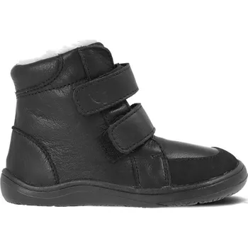 Dívčí zimní obuv Baby Bare Barefoot zimní obuv s membránou Febo Winter black 27