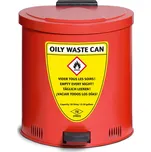 Bezpečnostní sběrná nádoba 50 l objem, ocel, červená