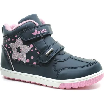 Dívčí zimní obuv LICO Adela V 536220 marine/rosa, dětská obuv vel.35 (LICO Adela V 536220)