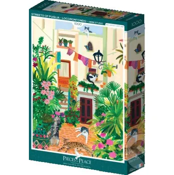 Puzzle Ulice Apúlie - Locorontondo - Pieces &amp; Peace Pieces &amp; Peace