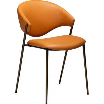 Jídelní židle ​​​​​Dan-Form Oranžová koženková jídelní židle DAN-FORM Zone
