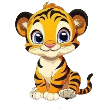 Nažehlovací obrázek - tygřík V (dva rozměry), Velikost: Malá