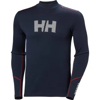 Pánské Termo tričko HELLY HANSEN LIFA MERINO MIDW LOGO 49543_597 – Tmavě modrá L