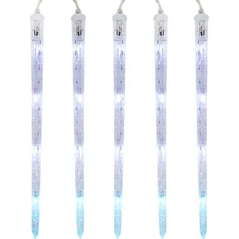 Vánoční dekorace JUMI Dekorativní osvětlení 20 LED RGB - rampouchy 5 ks, 2 m