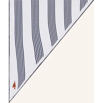 Šátek Café Du Cycliste Multifunkční Šátek Isaure, bílá / tmavě modrá