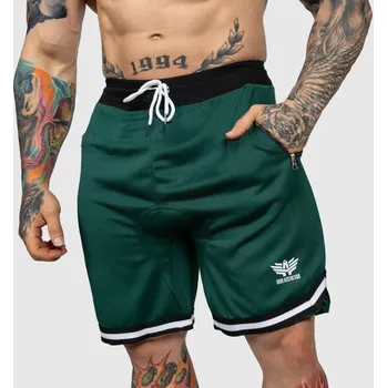 Pánské kraťasy Tréninkové šortky Iron Aesthetics Unleash, zelené : Barva - Zelená, Velikost - S