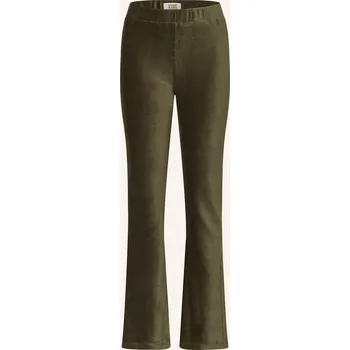 Dámské legíny Scotch & Soda Dívčí Manšestrové Kalhoty, tmavě zelená, 164