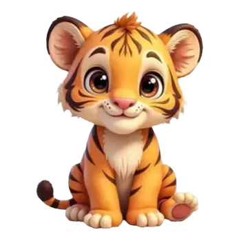 Nažehlovací obrázek - tygřík VIII (dva rozměry), Velikost: Malá