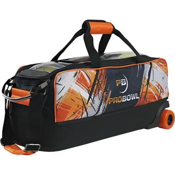 Taška na bowlingovou kouli TAŠKA NA 3 KOULE TOTE PB DYE-SUB ORANŽOVÁ