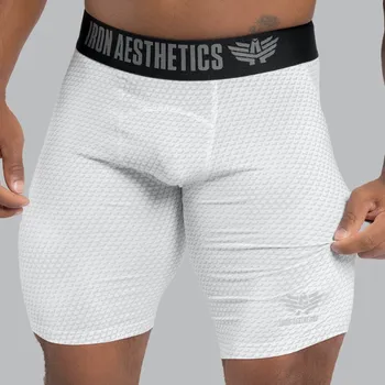 Funkční šortky Iron Aesthetics Evolution, bílé : Barva - Bílá, Velikost - XL