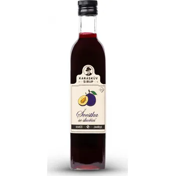Sirup Karáskův sirup Sirup švestkový se skořicí 500 ml