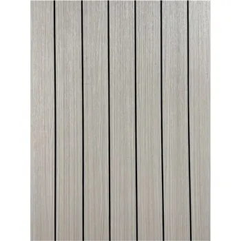 Obklad Samolepící lamely na zeď šedé rozměr 280 cm x 60 cm