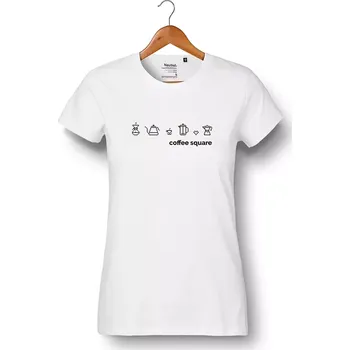 Mechanika Dámské triko coffeesquare - ikony