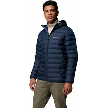 Pánská zimní bunda Columbia Lake 22™ II Down Hooded Jacket Velikost: M / Barva: tmavě modrá