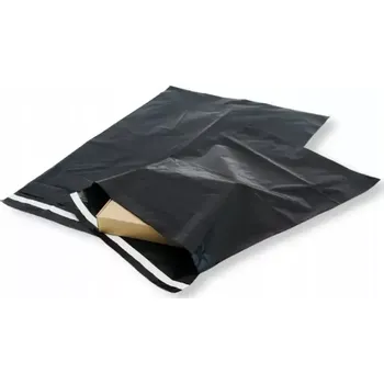 Obálka Plastové obálky neprůhledné (LDPE), B3 (400x600), 100ks - černé