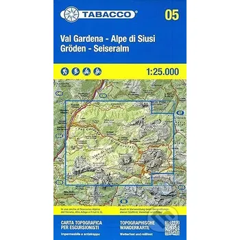 Doplněk ke knize Val Gardena Alpe di Siusi - Tabacco Tabacco