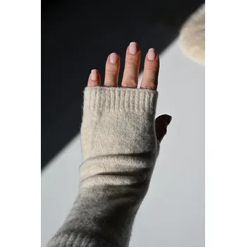 Rukavice PLETENÉ NÁVLEKY NA RUCE KRÉMOVÉ Pieces