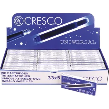 Náplň do psacích potřeb Bombičky CRESCO 5 ks - modré/univerzální