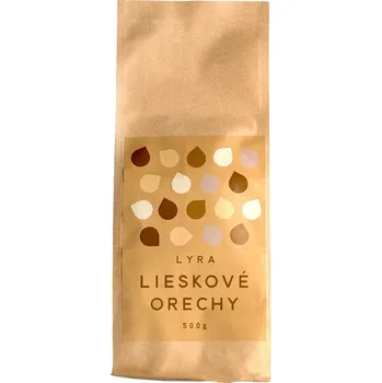 Lískové ořechy 500 g, pražené, LYRA