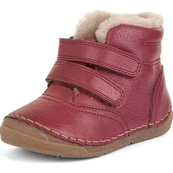Dívčí zimní obuv FRODDO dívčí kotníková zimní obuv PAIX WINTER G2110130-9 bordo 22