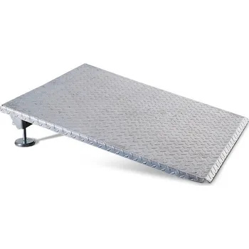 Dílenský stůl Nájezdová rampa z oceli, výškově nastavitelná v rozmezí 160 - 270 mm