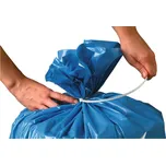 Nylonový pásek jako uzávěr odpadkových pytlů