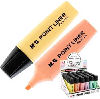 Zvýrazňovač M&G Point Liner Pastel, mix barev