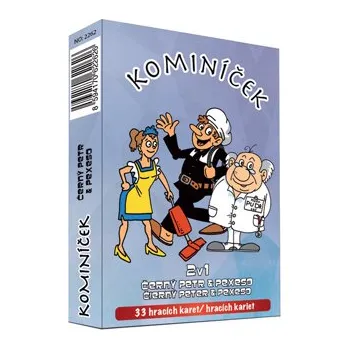 Pexeso Petr Mičánek Karty hrací - 2v1 Černý Peter a Pexeso - Kominík