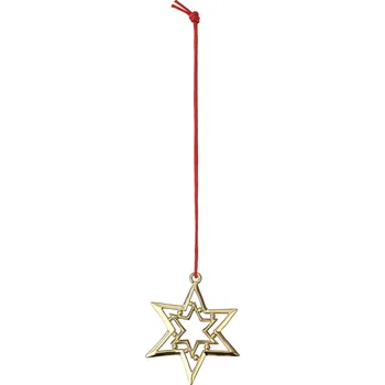 Vánoční dekorace Rosendahl, Vánoční ozdoba hvězda Karen Blixen, 8 cm, zlatá - Formadore