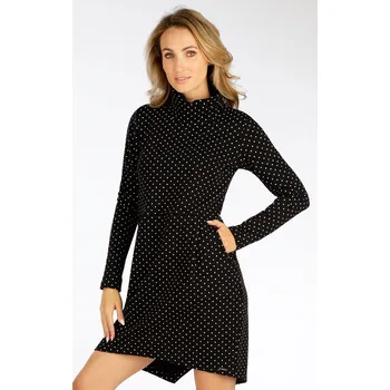 Dámské šaty Dámské mikinové puntíkaté šaty LITEX S
