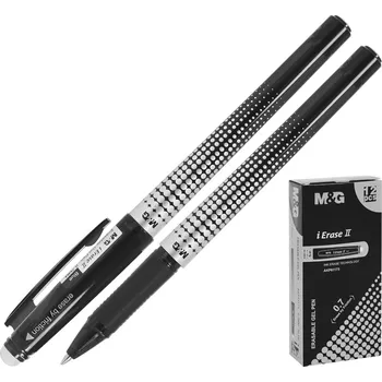 Pero gelové /gumovací M&G iErase II 0,7 mm - černá náplň