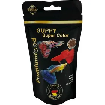 Krmivo pro rybičky Discusfood Premium Guppy Super Color 80g