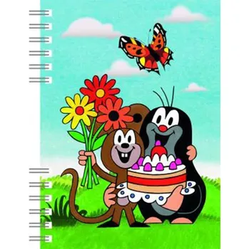 Zápisník A6 Akim se spirálovou vazbou - Krtek 2