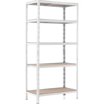 Obývací pokoj Trestles Policový regál 1800 × 900 × 500mm, bílý