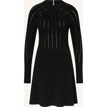 Dámské šaty Boss Dámské Pletené Šaty Fuccia S Průstřihy, černá, 42