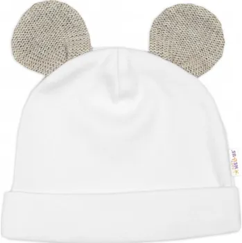 Kojenecká souprava Pletená sada, Star Boy 5D, body, polodupačky, svetr, čepička, rukavice - béžová/bílá, 74