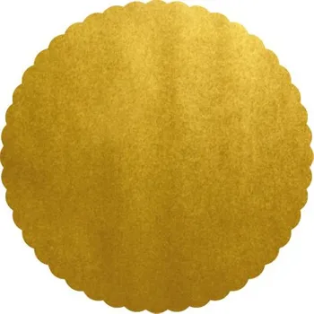 TUBA Podložky lepenkové zlaté 30 cm, 25 ks