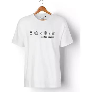Mechanika Pánské triko coffeesquare - ikony