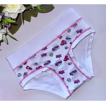 Dívčí spodní prádlo Dětské kalhotky Emy B2858 bianco 6 (Velikost 116)