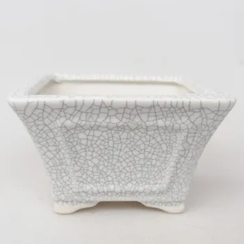 Květináč Keramická bonsai miska 8,5 x 8,5 x 5 cm raku