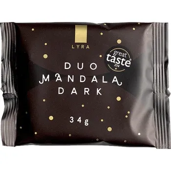 Čokoláda Hořká čokoláda DUO MANDALA 34 g, LYRA